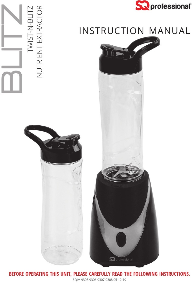 SQ Professional BLITZ Series instruction manual