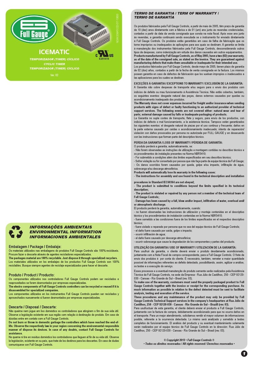 Full Gauge ICEMATIC manual