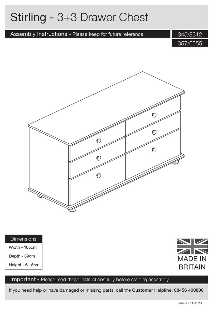 Argos Stirling 345/8312 Assembly instructions Argos Stirling 345/8312 Assembly instructions