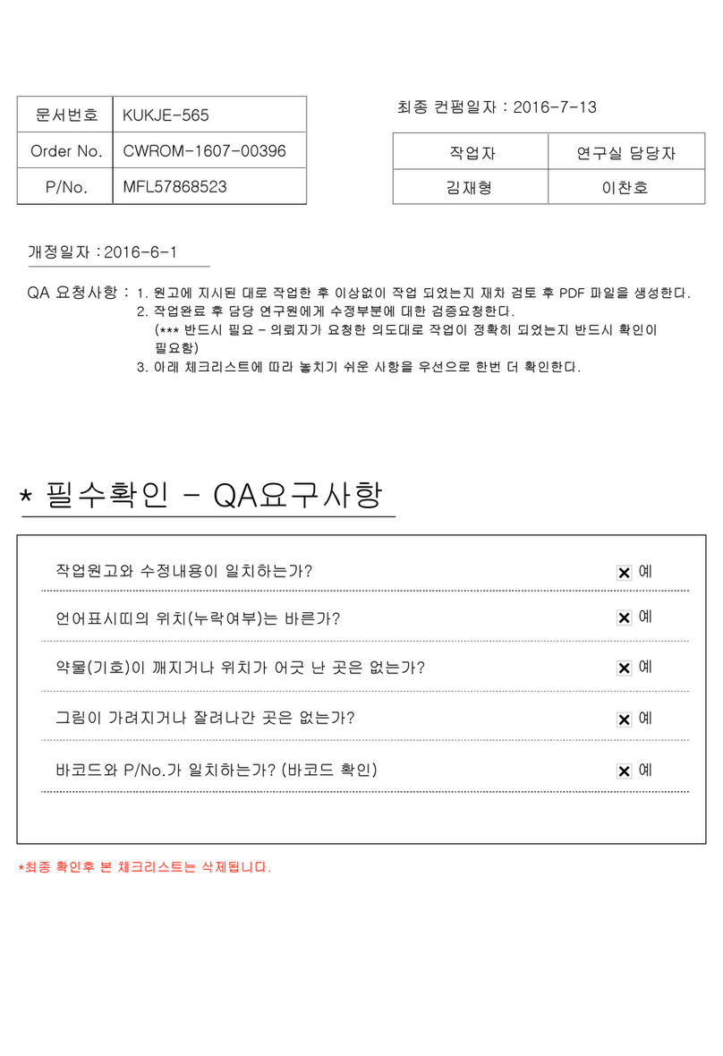 LG PHNFP14A0 User manual