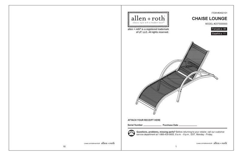 Allen + Roth 2375000000 User manual