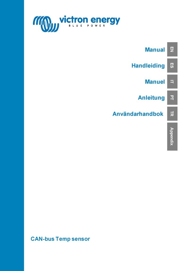 Victron energy CAN-bus Temp sensor User manual