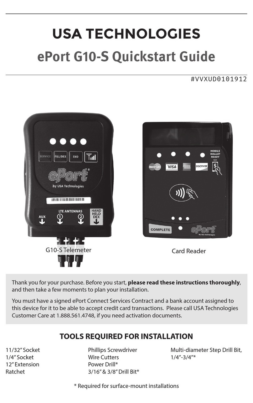 USA Technologies ePort G10-S quick start guide