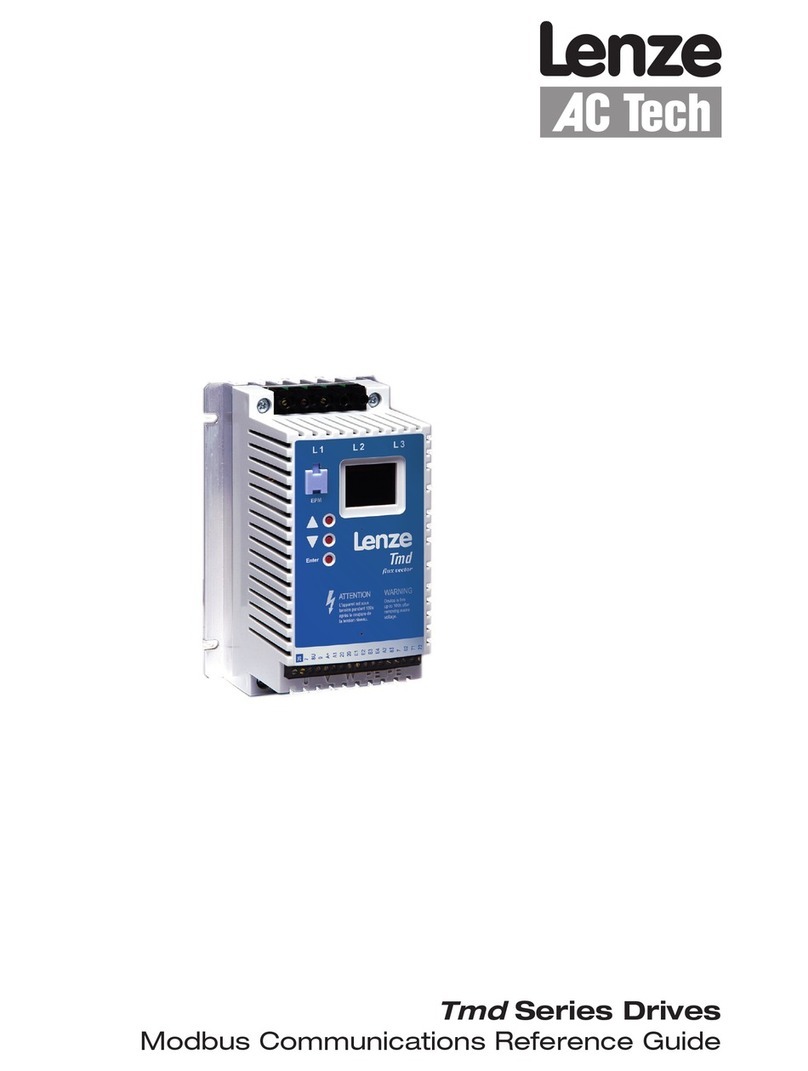 Lenze AC Tech TMD Series reference guide Lenze AC Tech TMD Series reference guide