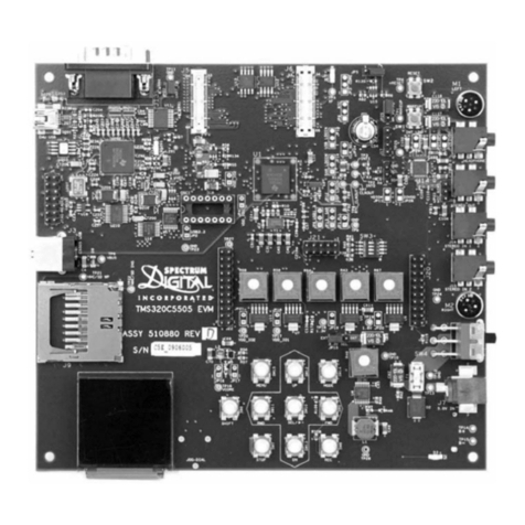 Spectrum Digital TMS320VC5505 Use and care manual