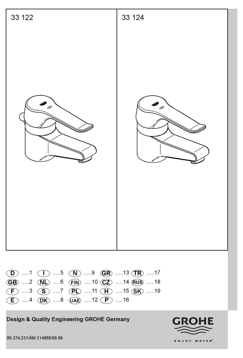 Grohe 33 122 User manual