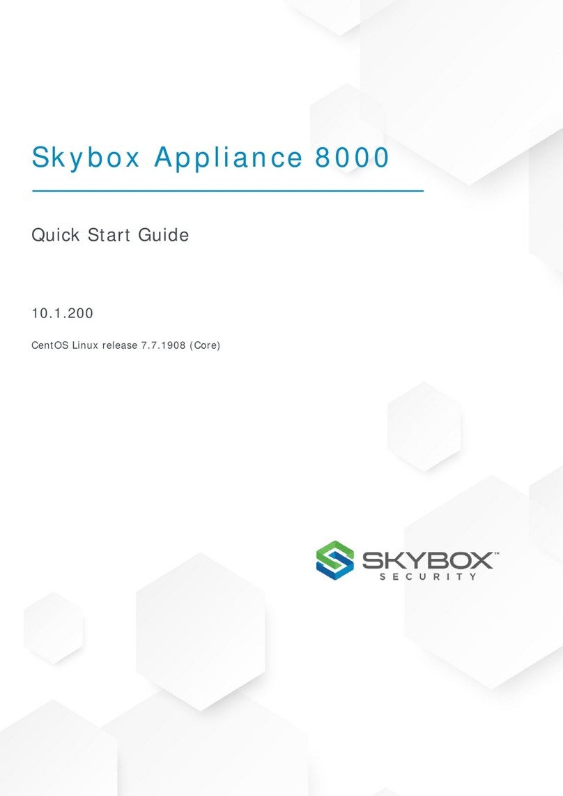 Skybox Securoty Appliance 8000 quick start guide