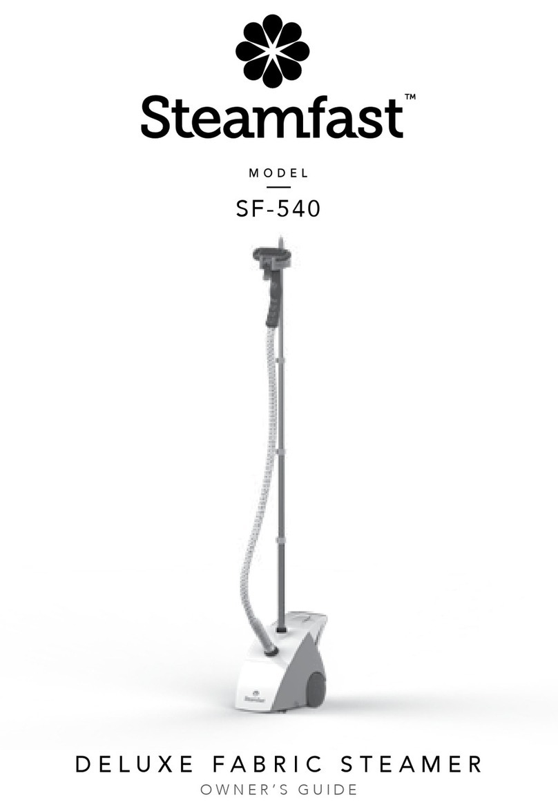 Steamfast SF-540 owner's guide