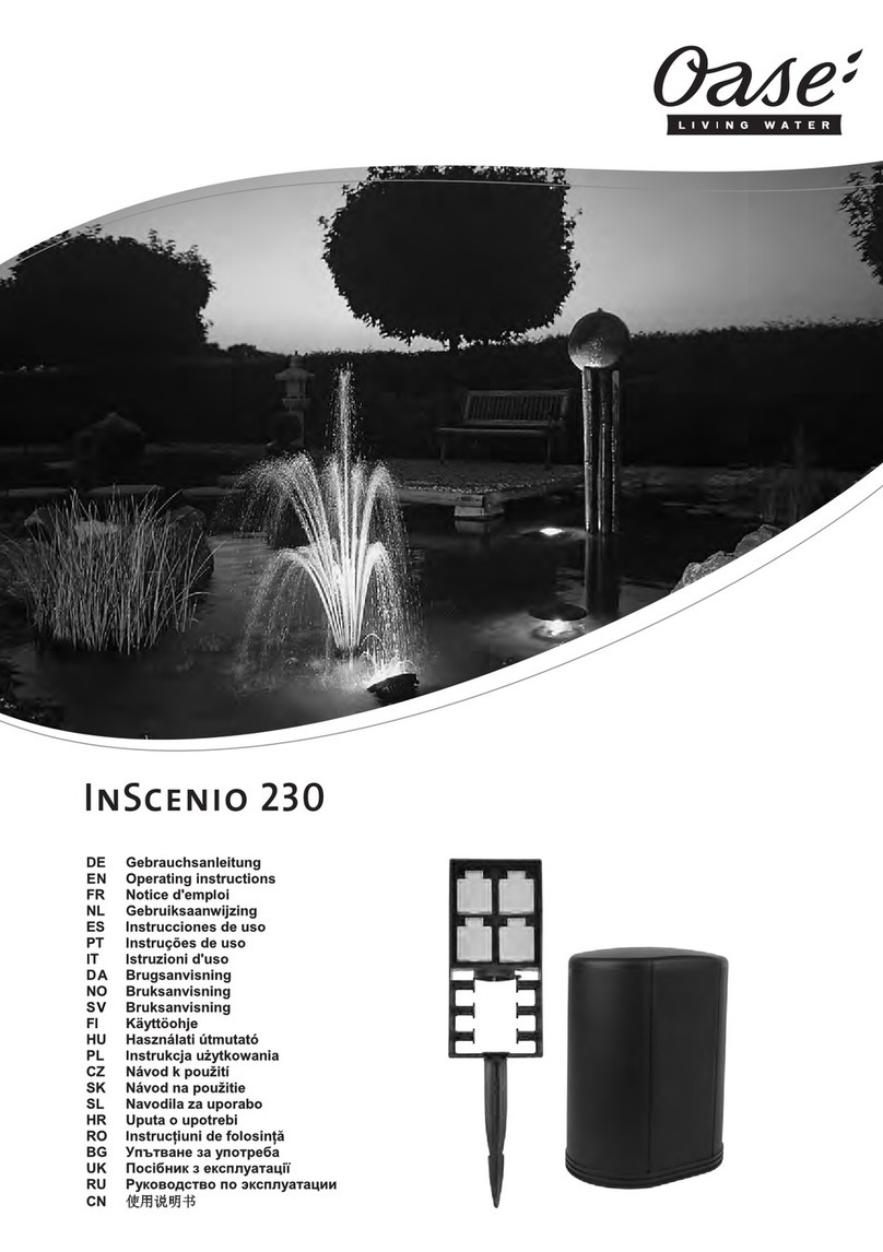 Oase InScenio 230 operating instructions Oase InScenio 230 operating instructions