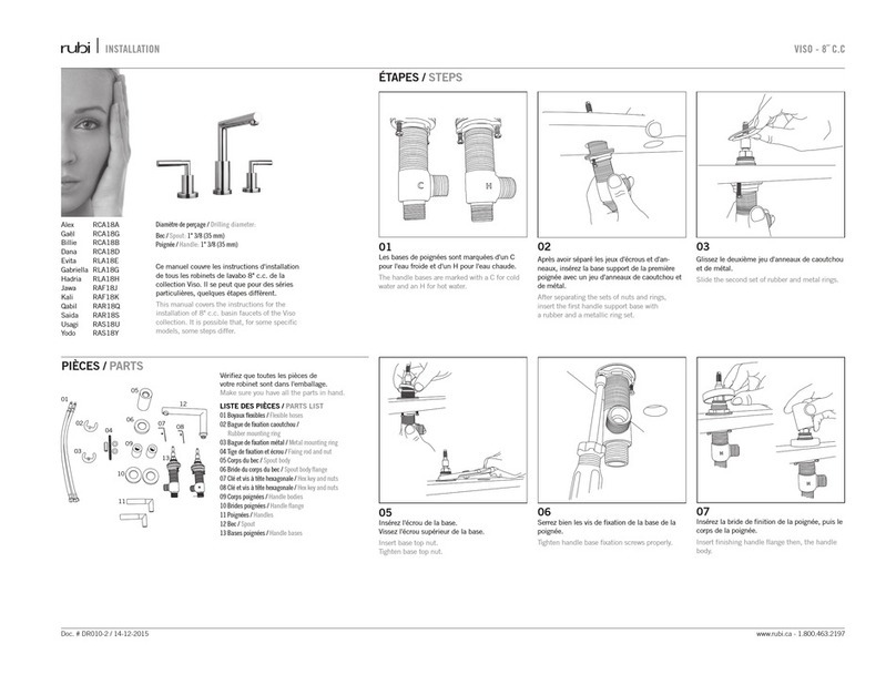 Rubi Alex RCA18A User manual
