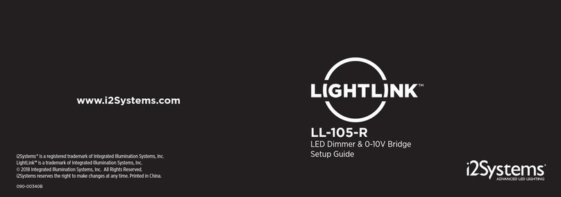 i2Systems Lightlink LL-105-R Setup guide