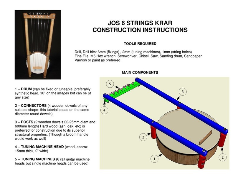 Joy of Sound JOS 6 STRINGS KRAR Construction Instructions
