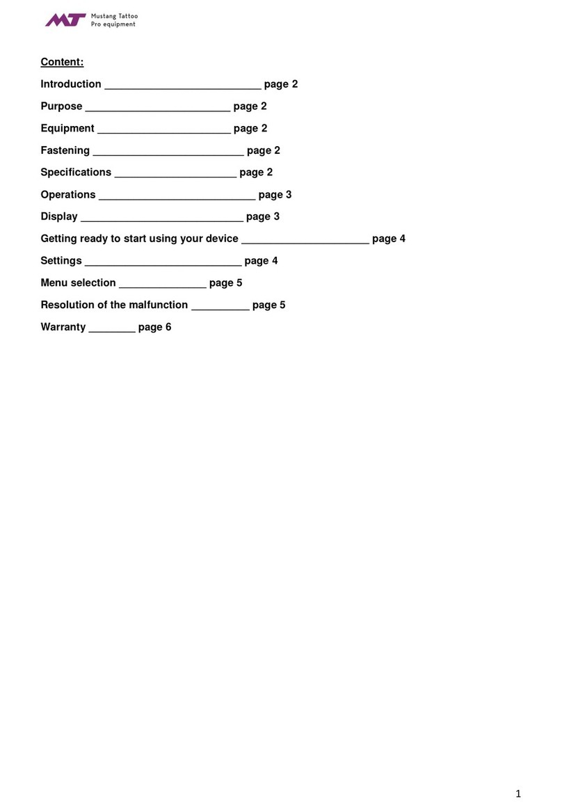 MT Mustang Tattoo POWER EXPERT quick start guide MT Mustang Tattoo POWER EXPERT quick start guide