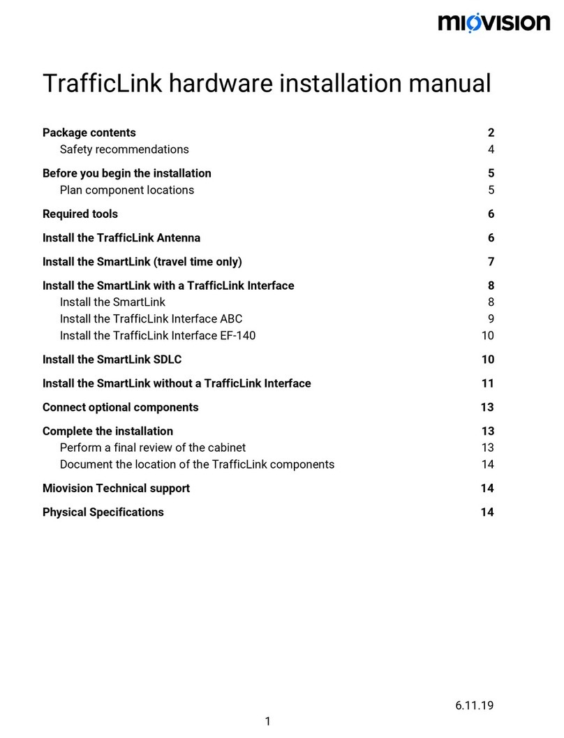Miovision TrafficLink Hardware installation manual