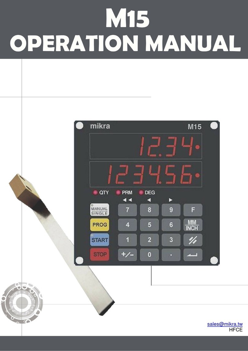 Mikra M15 User manual