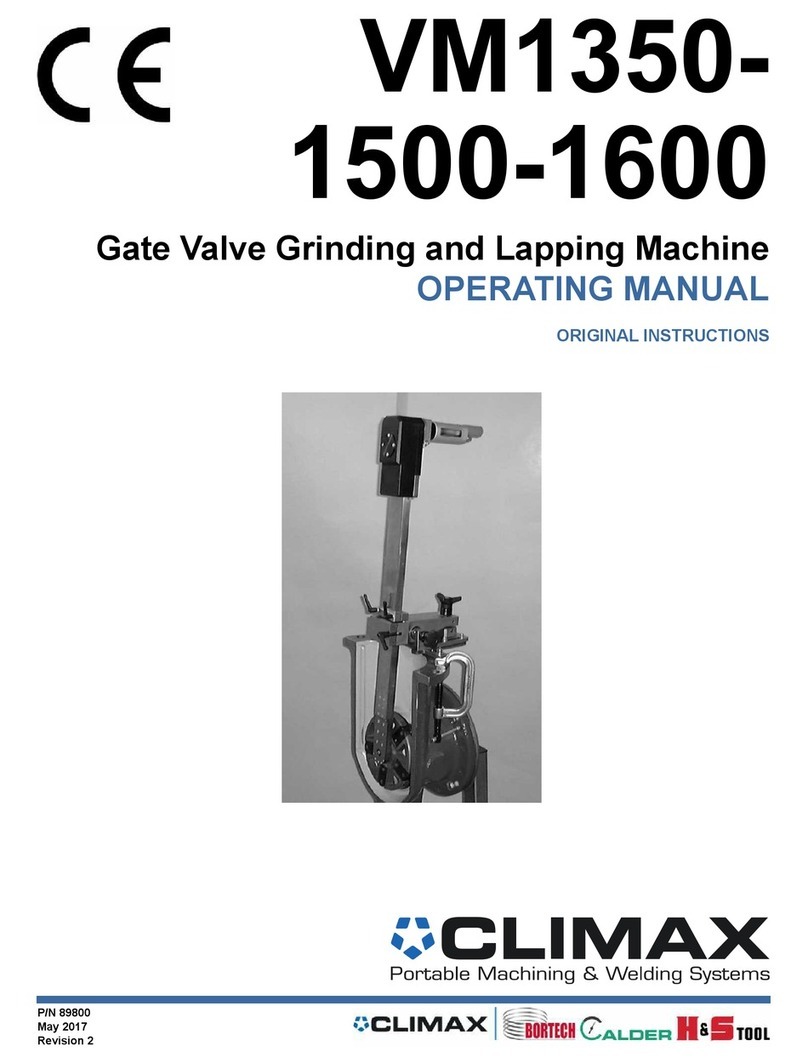 Climax VM1350 operating manual