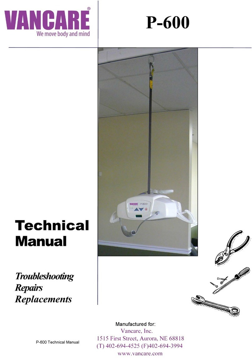 Vancare P-600 Technical manual