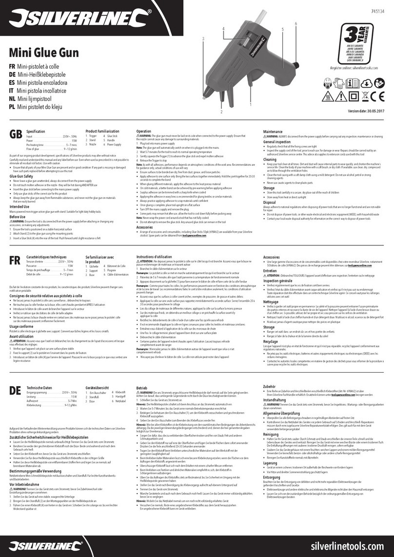 Silverline 745134 quick start guide