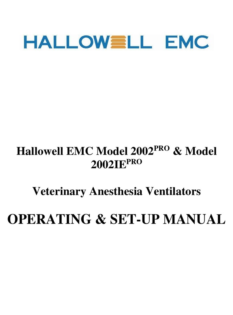 Hallowell EMC 2002PRO operating manual