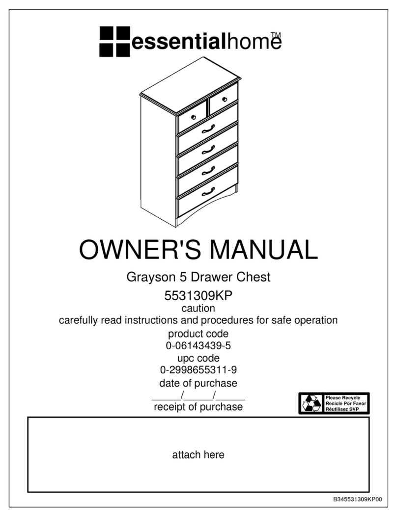 Dorel AMERIWOOD INDUSTRIES essentialhome Grayson... User manual