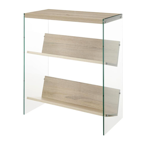 convenience concepts SOHO BOOKCASE 131559WW User manual convenience concepts SOHO BOOKCASE 131559WW User manual