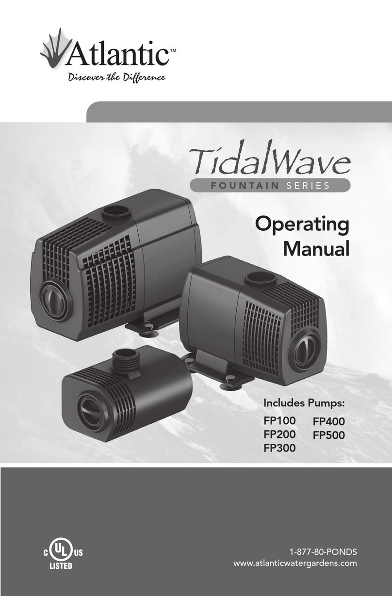Atlantic TidalWave FP100 Series User manual