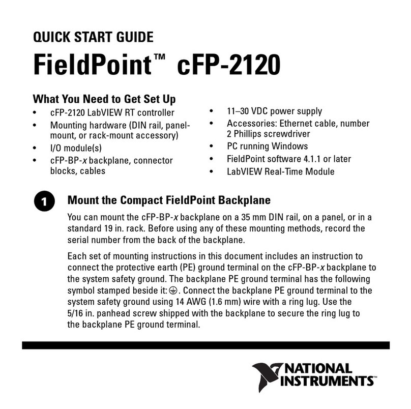 National Instruments FieldPoint  cFP-2120 User manual