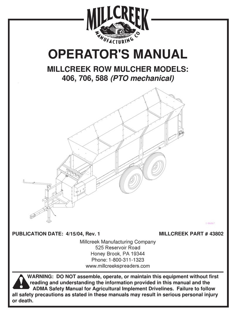 Millcreek 406 Operator's manual
