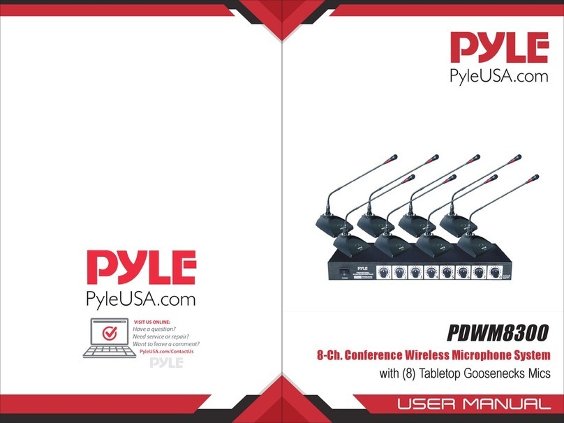 Pyle PDWM8300 user manual