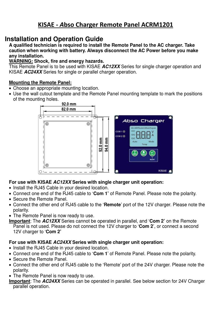 Kisae Abso ACRM1201 Operating instructions