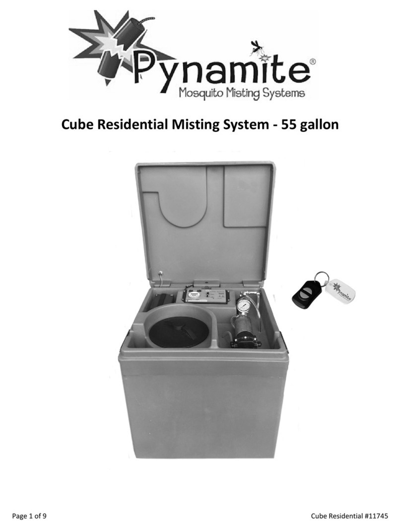 Solar Insect Pynamite Cube Residential Misting System manual