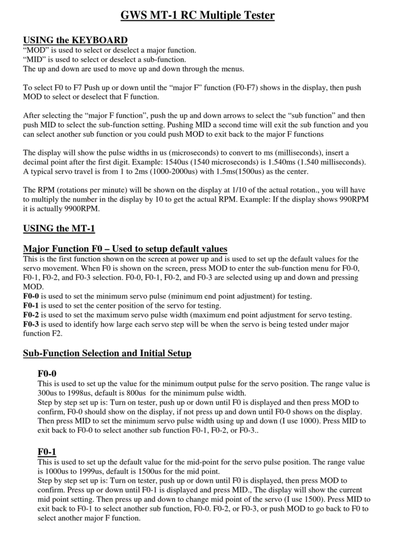 GWS MT-1 manual