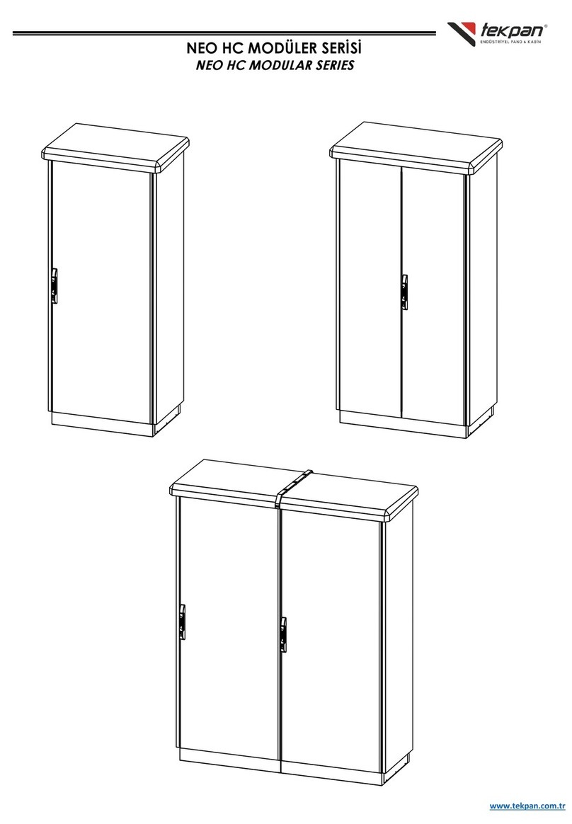 Tekpan NEO HC MODULAR Series Assembly instructions