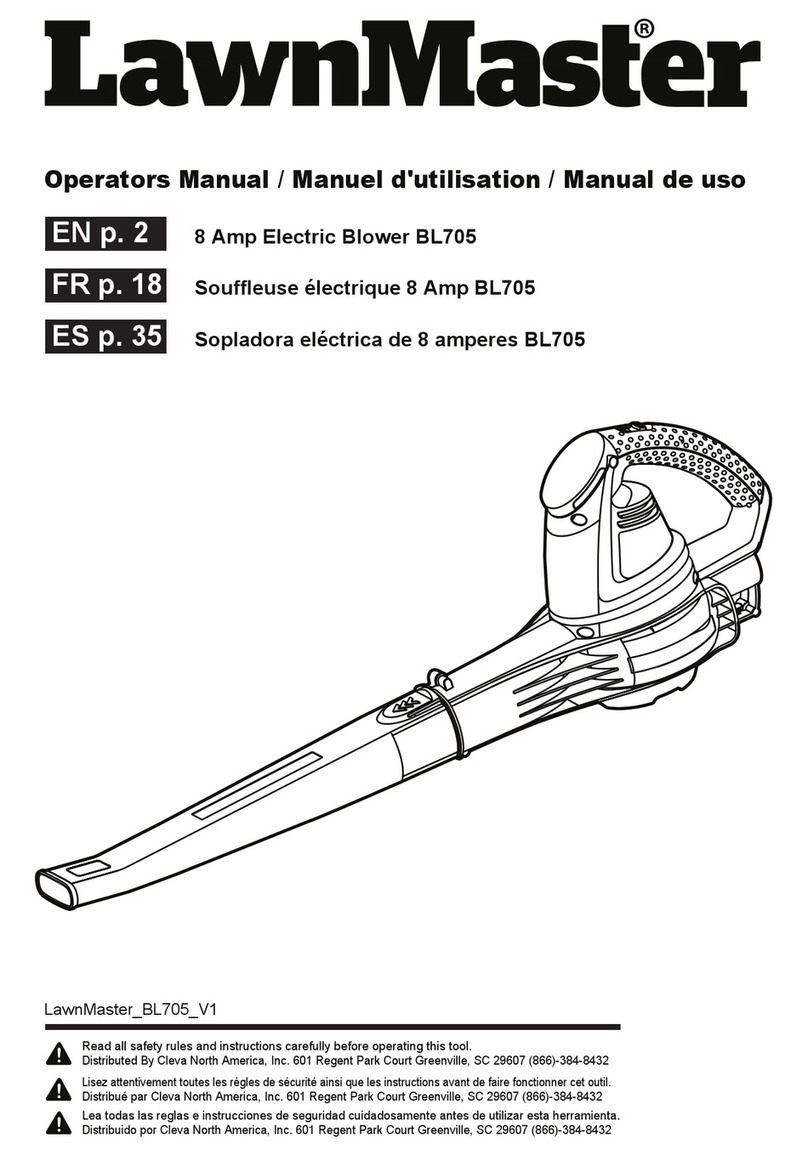 LawnMaster BL705 User manual