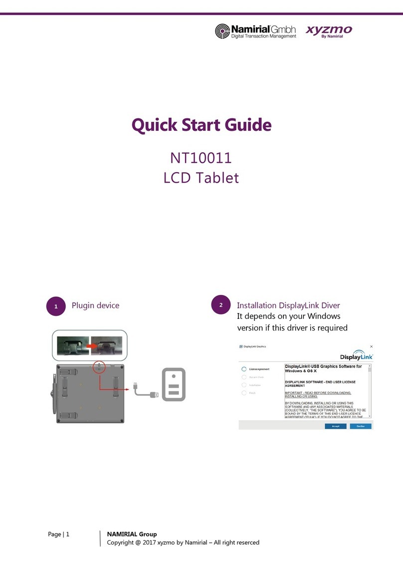 Namirial xyzmo NT10011 quick start guide
