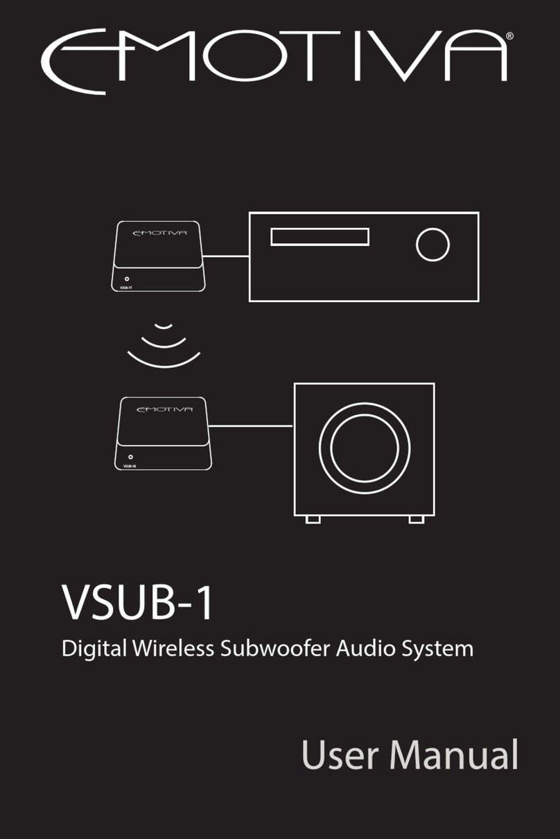 Emotiva VSUB-1 user manual