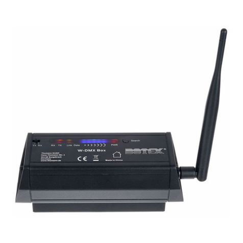 Botex W-DMX Box G5 user manual