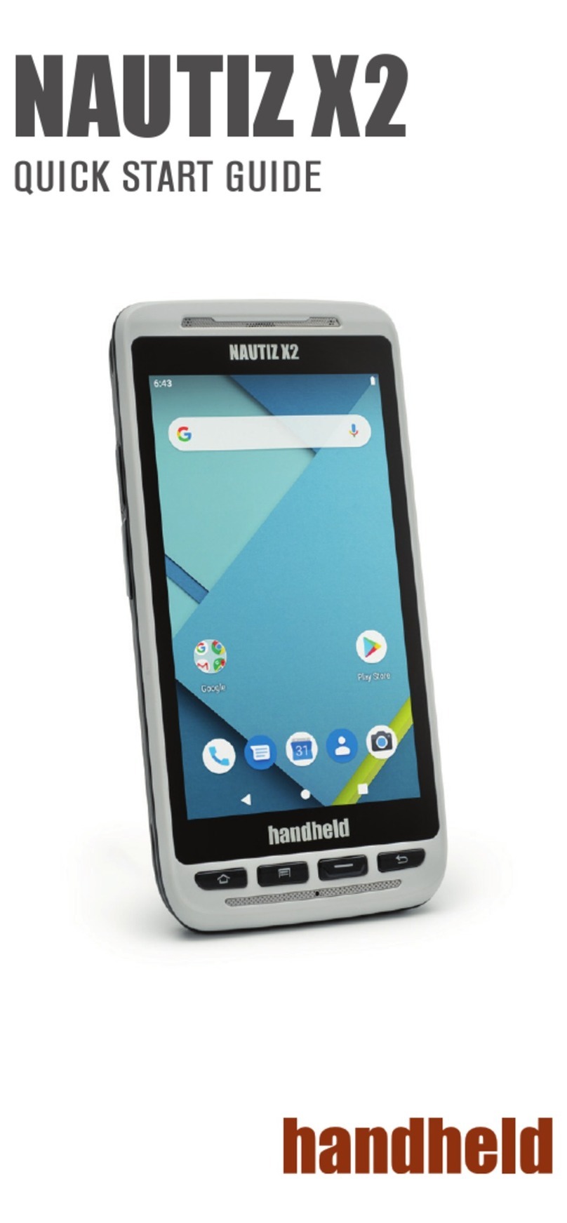 HandHeld NAUTIZ X2 User manual