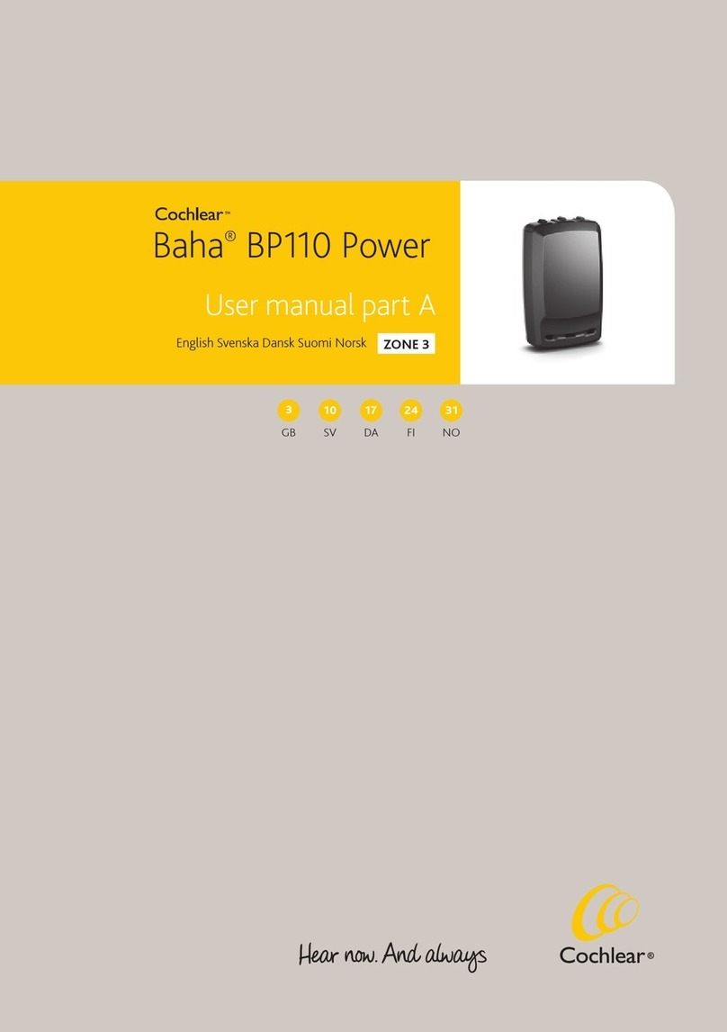 Cochlear baha bp110 power user manual