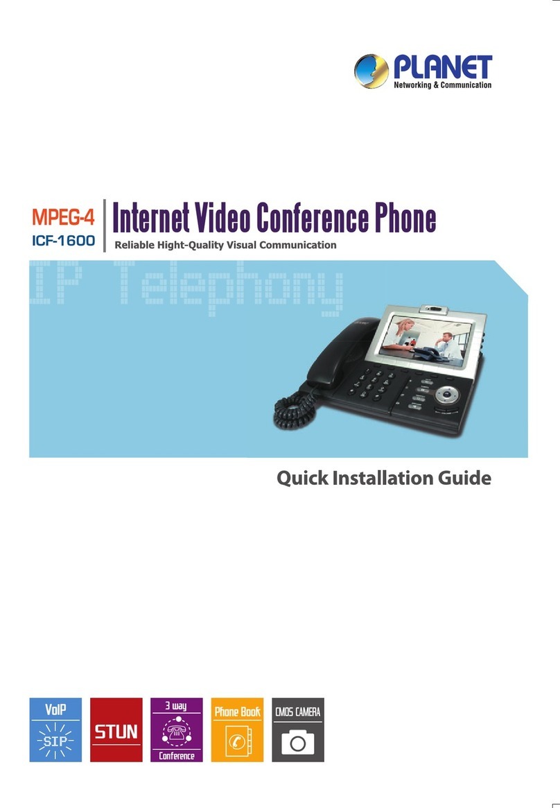 Planet Networking & Communication ICF-1600 Quick installation guide