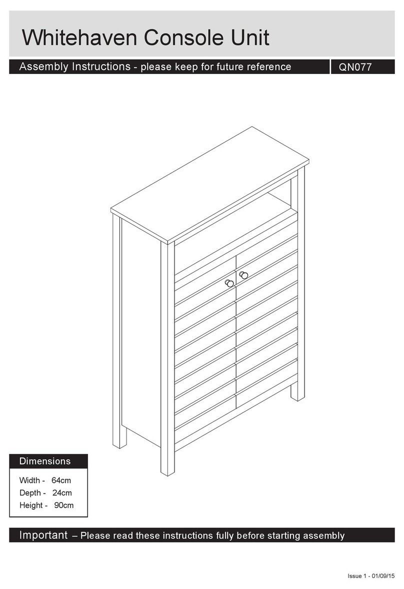 J D Williams Whitehaven Console Unit QN077 User manual J D Williams Whitehaven Console Unit QN077 User manual