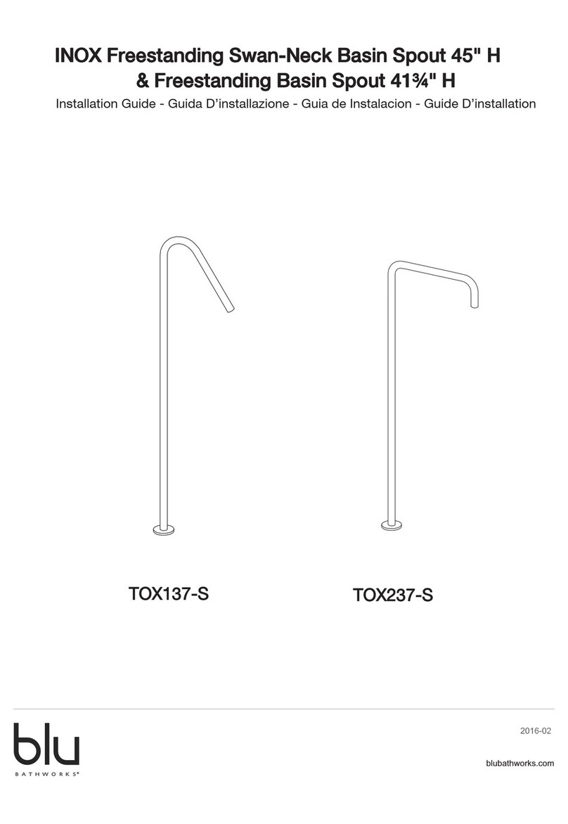 bluBathworks INOX TOX137-S User manual