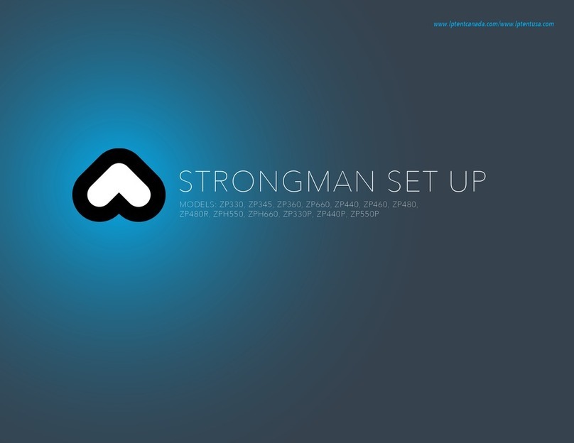 LP TENT STRONGMAN ZP330 Setup