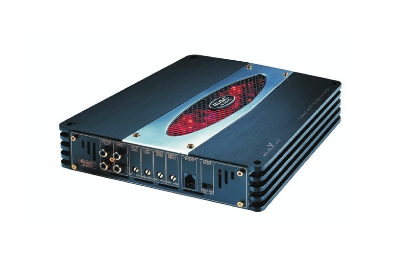 MAC Audio Micro X 1000 Owner's manual/warranty document