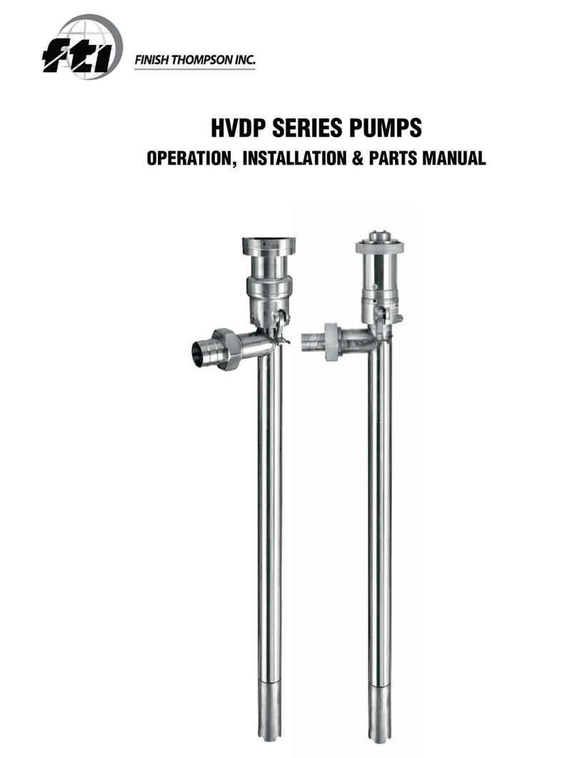 Finish Thompson HVDP Series User manual