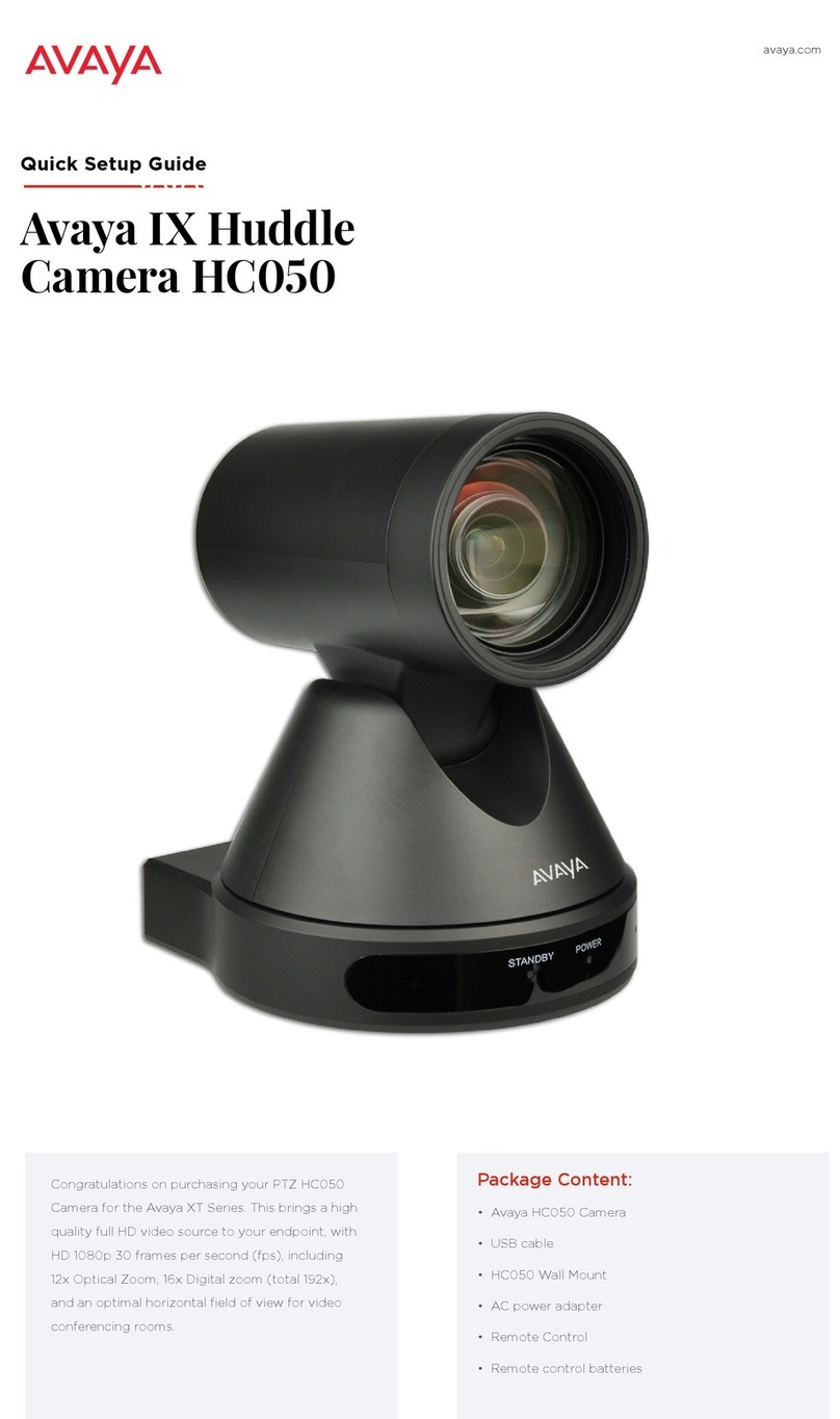 Avaya IX Huddle HC050 User manual