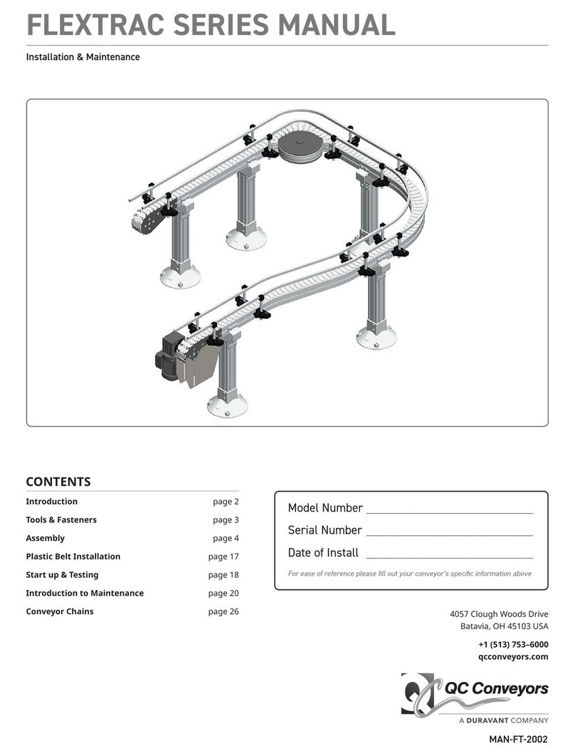 QC Conveyors FLEXTRAC Series User manual