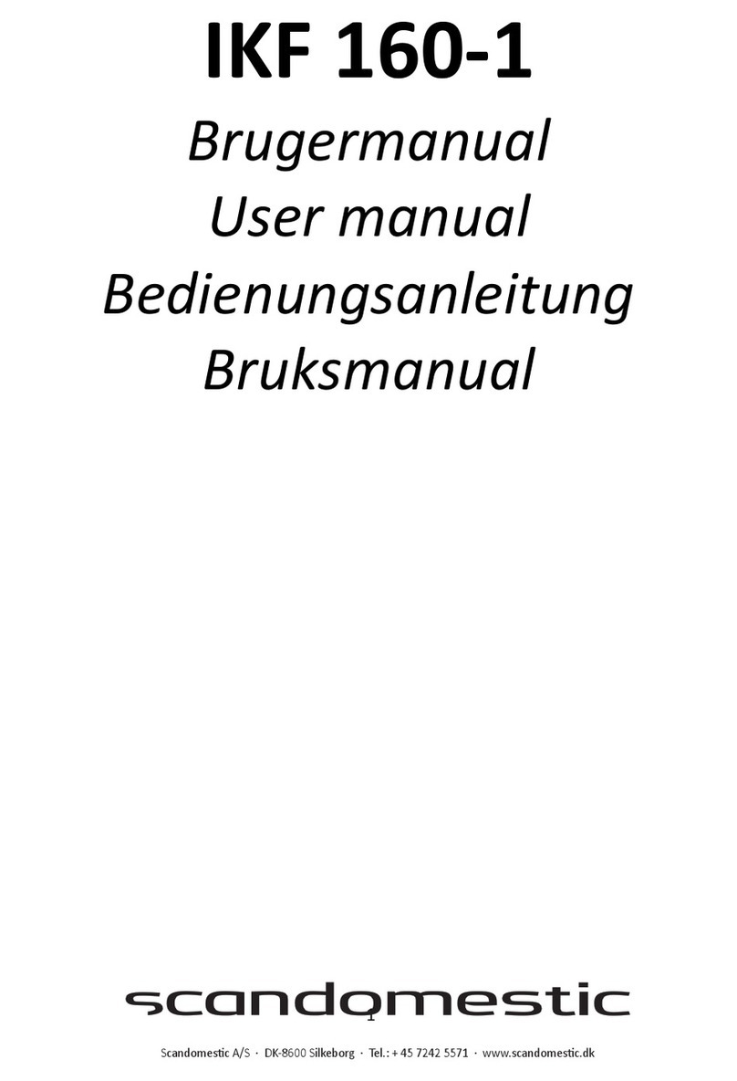 Scandomestic IKF160-1 User manual