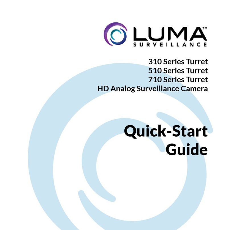 Luma Surveillance Turret 310 Series User manual