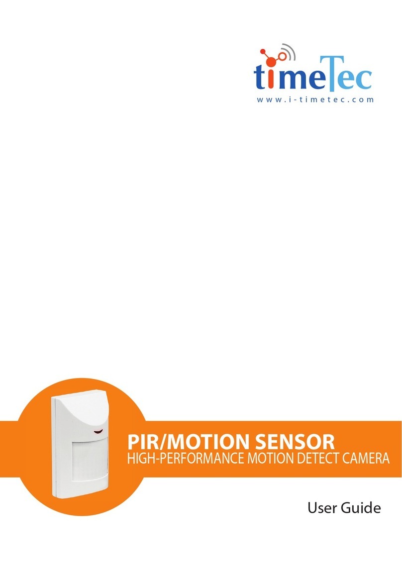 TimeTec PIR/Motion Sensor User manual